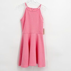 Sally Miller Couture Coral Pink Knit Jodi Dress Size XL (14/16)